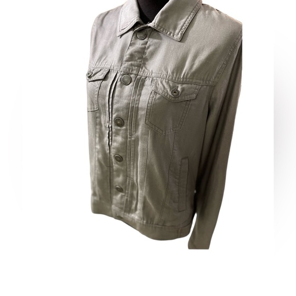 Tahari Tencel Charcoal Jacket, Size Small - Picture 3 of 11